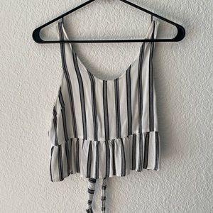 LA Hearts tie-back tank